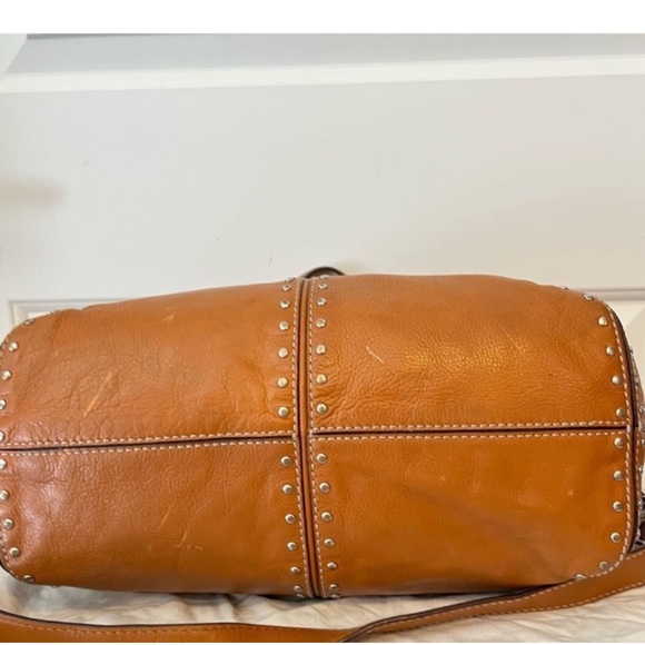 Michael Kors Brown Leather Shoulder Bag - Picture 4 of 7